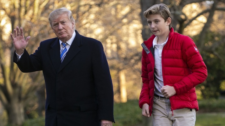 Donald Trump and Barron Trump