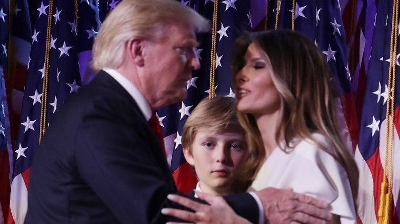 Donald Trump, Barron Trump, Melania Trump