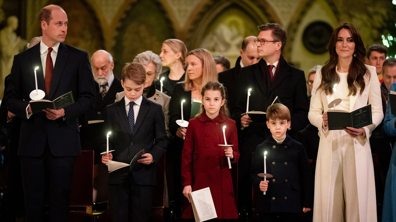 Prince William & Kate Middleton with kids