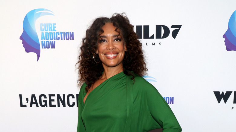 Gina Torres at a fundraising event