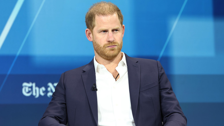 Prince Harry at the New York Times DealBook summit in December 2025