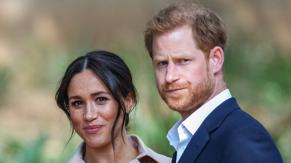 Prince Harry with Meghan Markle on African royal tour