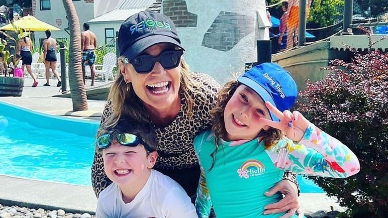 Savannah Guthrie with daughter Vale and son Charley