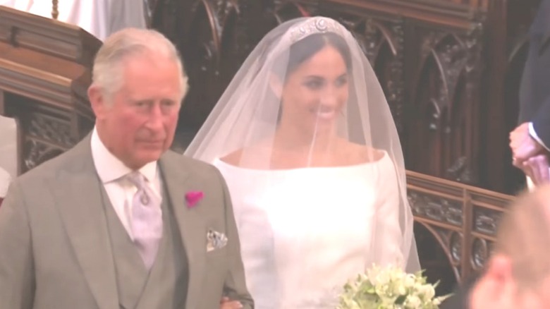 King Charles III and Meghan Markle