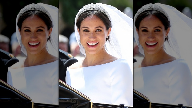 Meghan Markle smiling