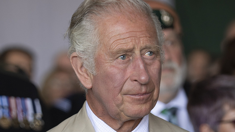 Prince Charles tan suit
