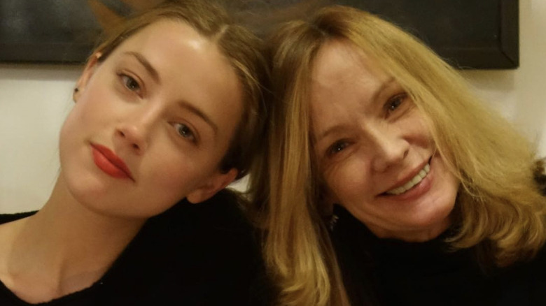 Amber Heard and mom