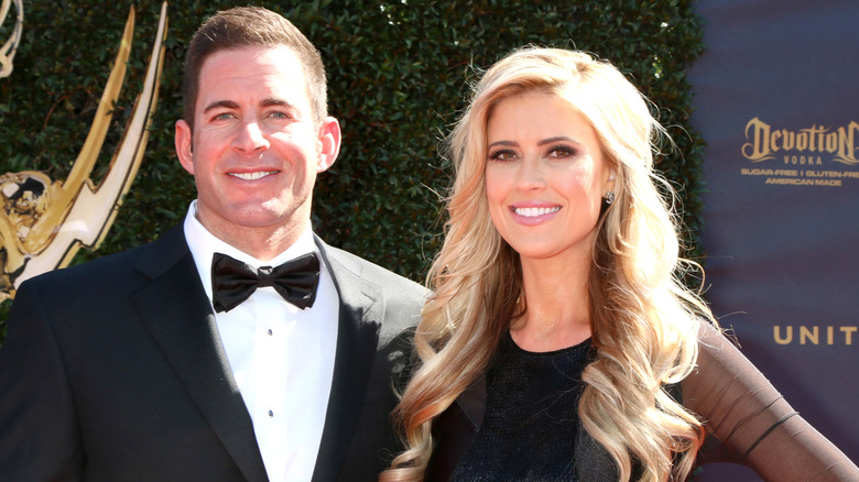 Tarek El Moussa and Christina Haack smiling