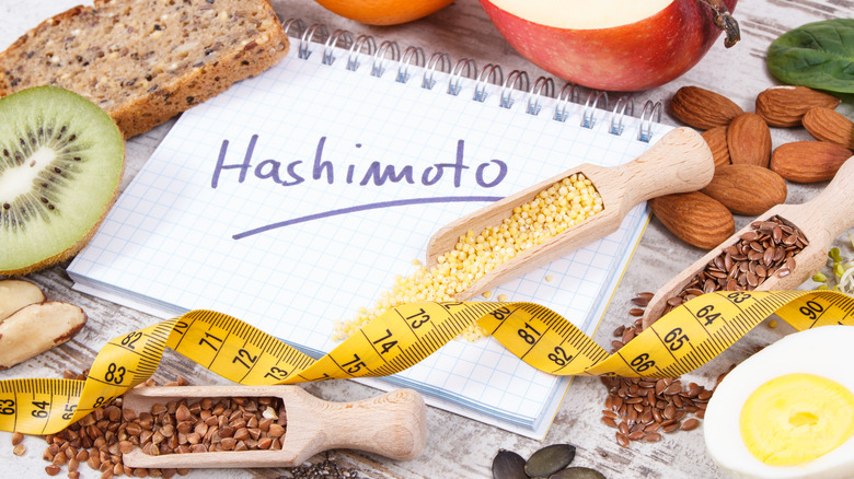 hashimoto written measuring tape foods 