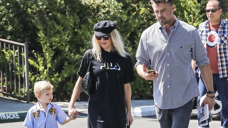 Fergie, Josh Duhamel, and Axl