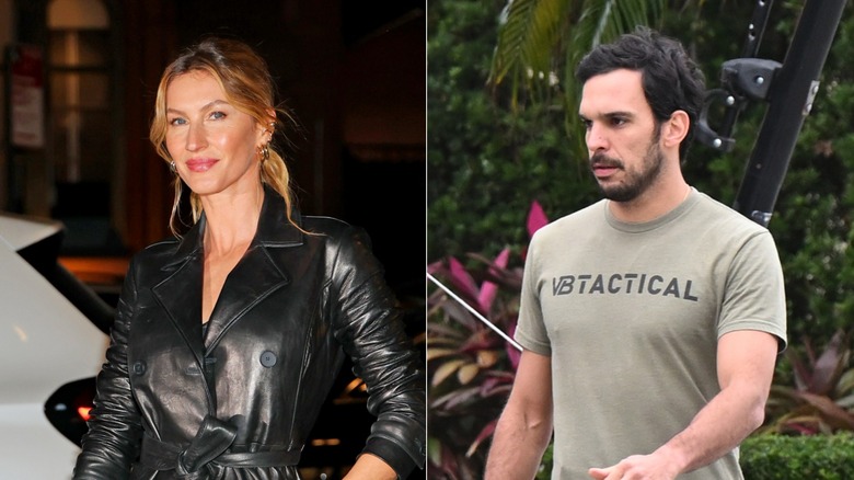 Split image of Gisele Bündchen and Joaquim Valente