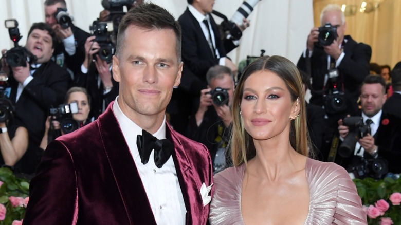 Tom Brady and Gisele Bündchen smiling