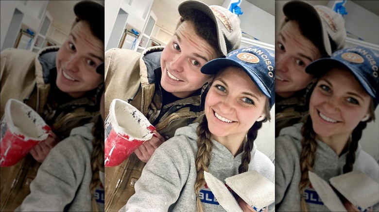 Jeremiah and Hannah Duggar baseball caps