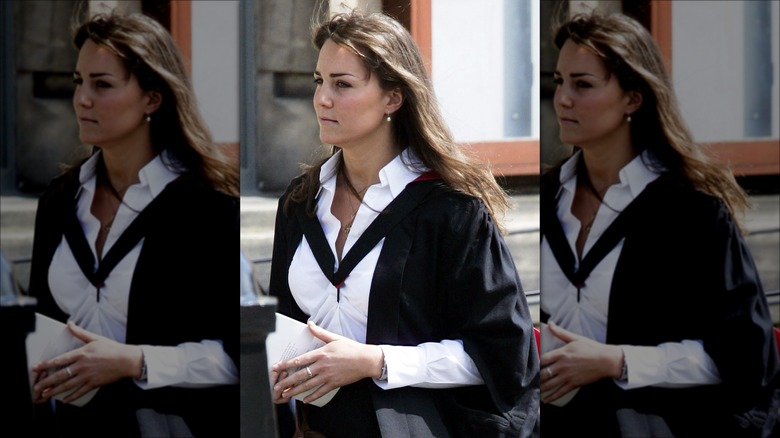 Kate Middleton at her college graduation