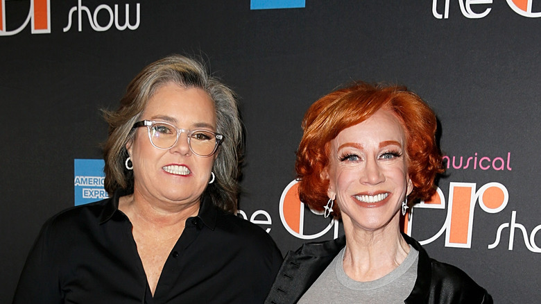 Kathy Griffin and Rosie O'Donnell together at event