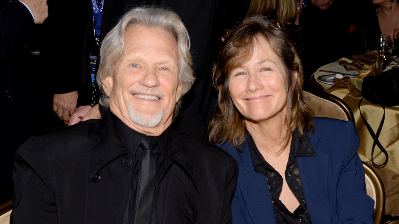 Kris Kristofferson and Lisa Meyers smiling