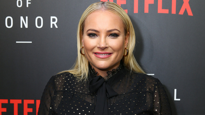 Meghan McCain smiling at event