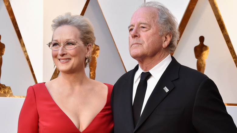 Meryl Streep and Don Gummer posing