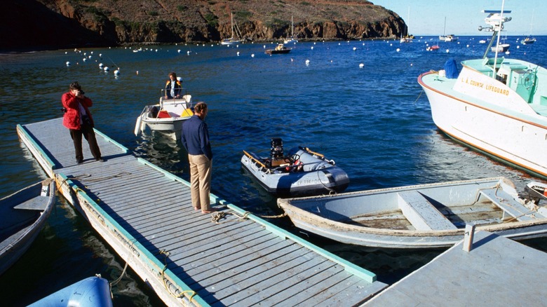 The dinghy found near Natalie Wood's body