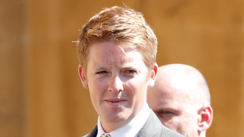 Hugh Grosvenor posing