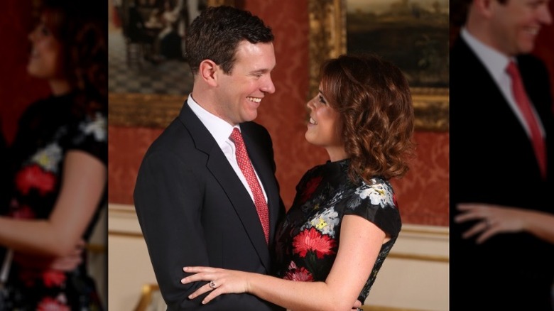 Princess Eugenie Jack Brooksbank engagement portrait