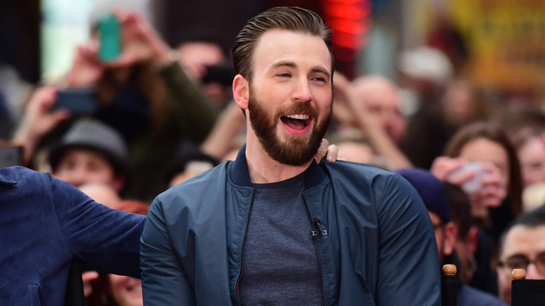 Chris evans talking