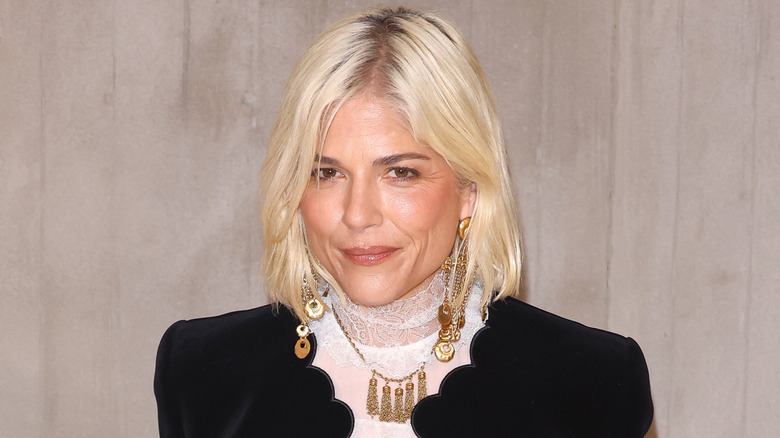 Selma Blair smiling