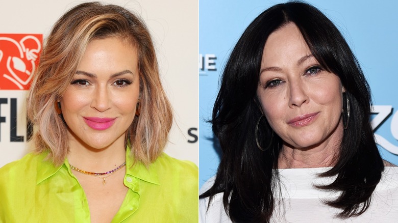 Alyssa Milano and Shannen Doherty