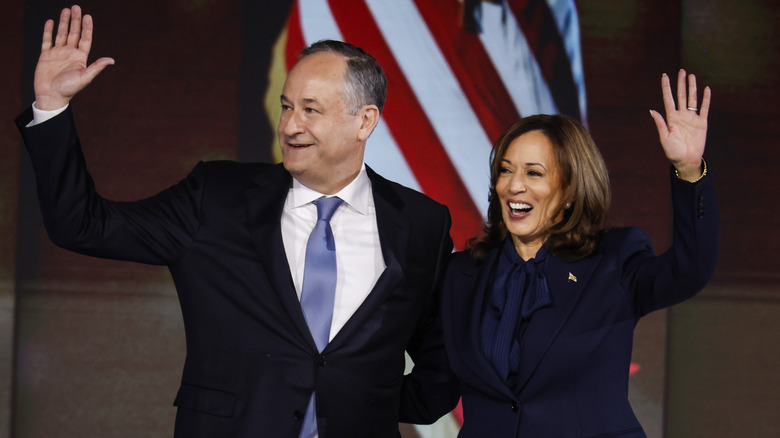 Doug Emhoff and Kamala Harris