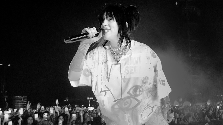 Billie Eilish performing 