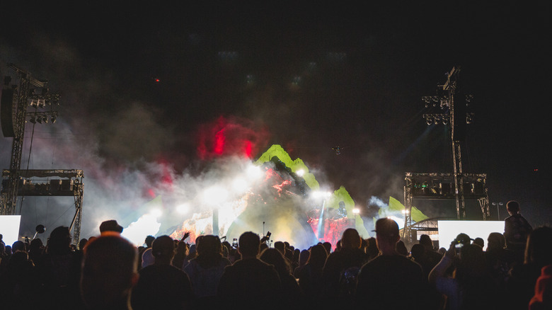 View of AstroWorld stage 