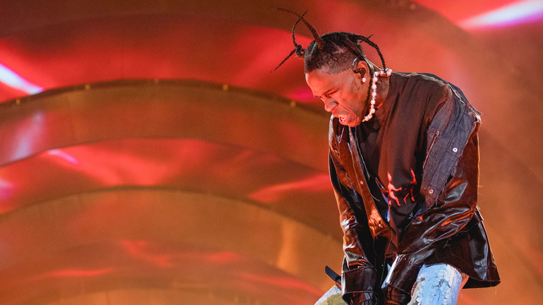 Travis Scott performing 