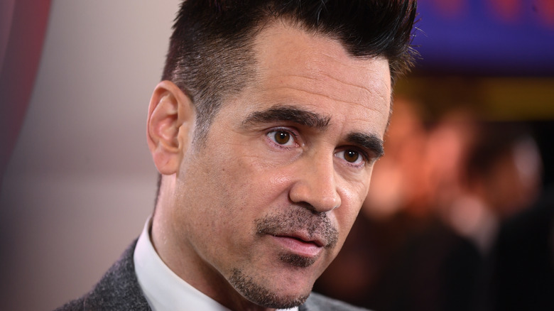  Colin Farrell looking serious with facial hair