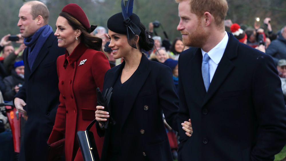 Prince William, Kate MIddleton, Meghan Markle, and Prince Harry