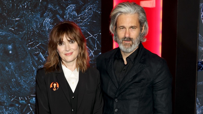 Scott Mackinlay Hahn and Winona Ryder smiling