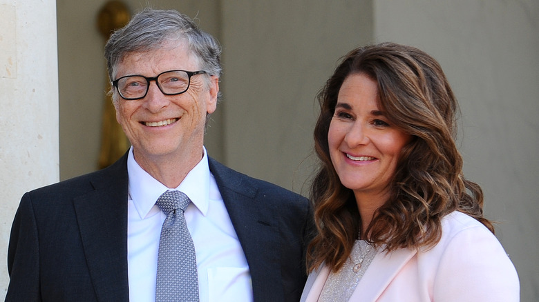 Bill and Melinda Gates during happier times