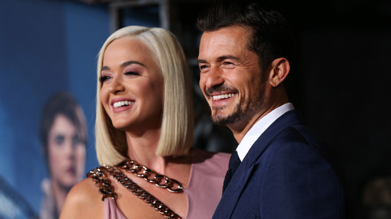 Katy Perry and Orlando Bloom on the red carpet