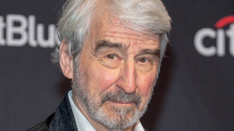 Close up of actor Sam Waterstone 