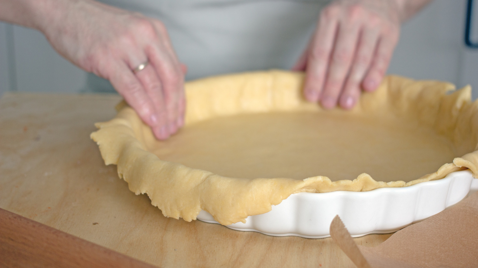 She making a pie