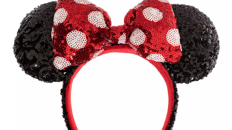 Sparkly Minnie Mouse ears