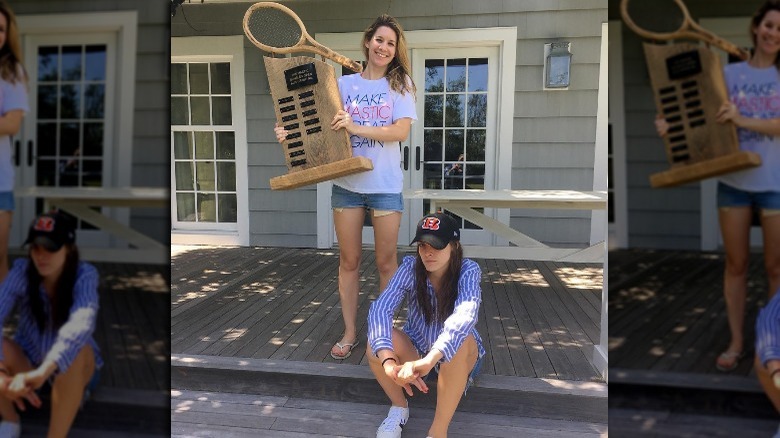 Bee Shaffer and a friend