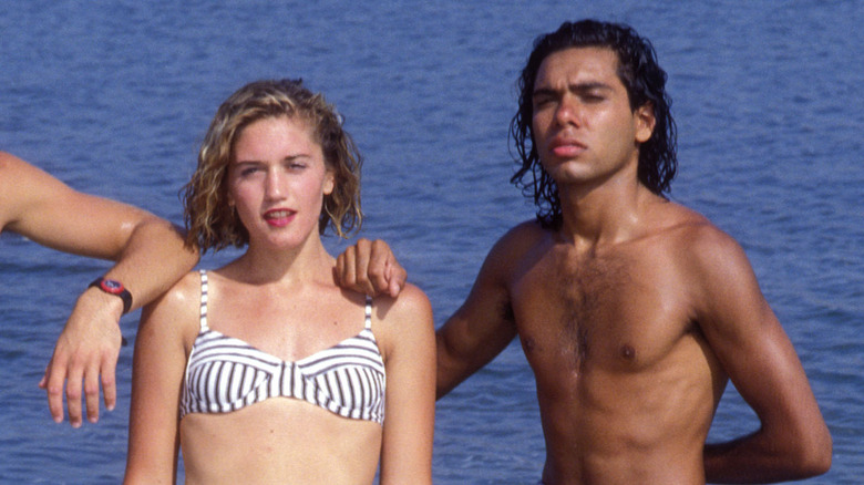 young Gwen Stefani and Tony Kanal