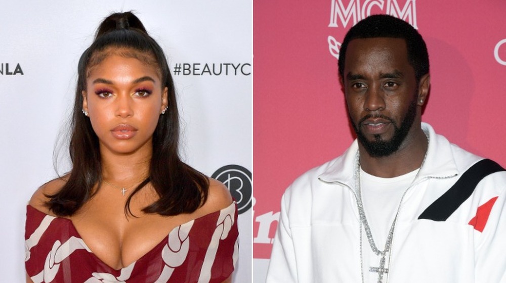 Lori Harvey and Sean Diddy Combs, split image