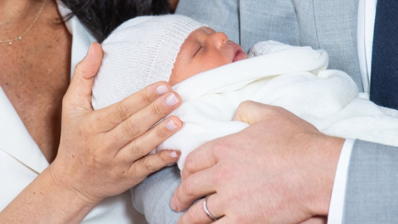 closeup photo of baby Archie