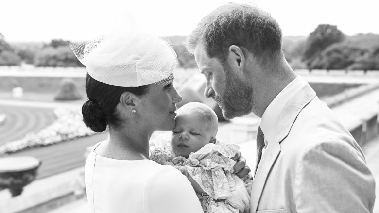 Archie with parents Meghan and Harry