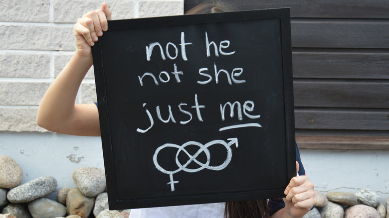 sign about gender identity