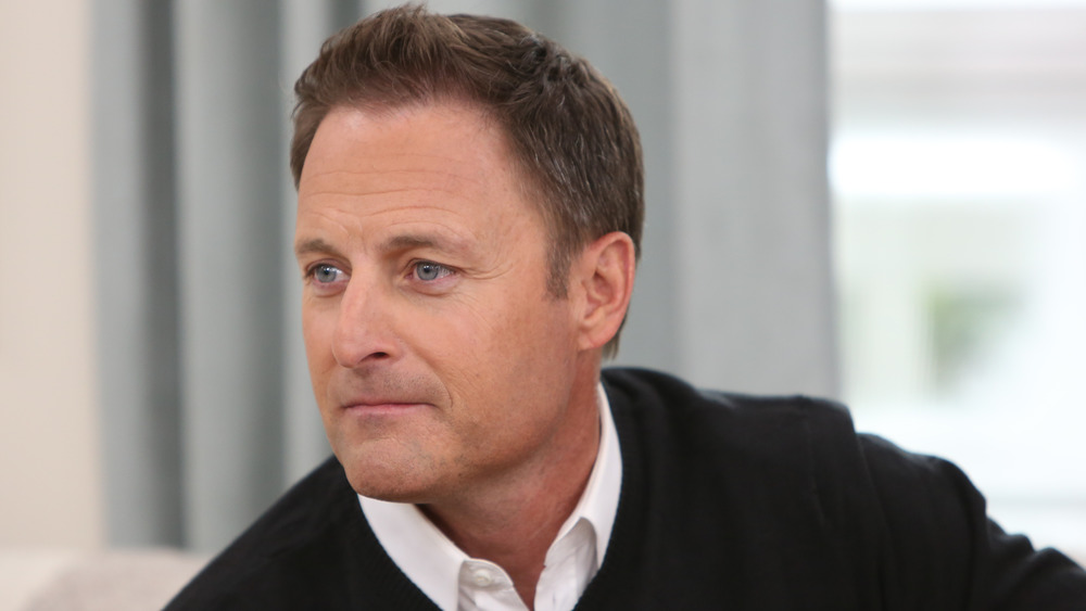 Chris Harrison looking to the side