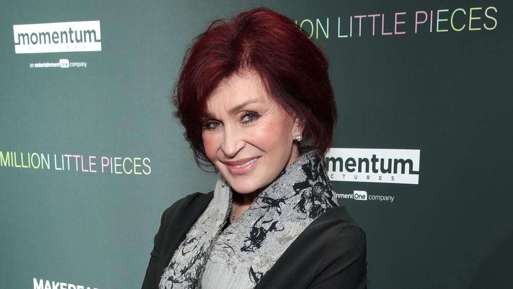 Sharon Osbourne smiling