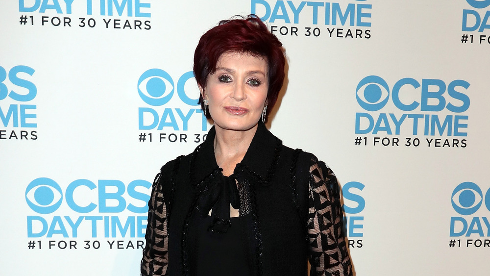 Sharon Osbourne posing