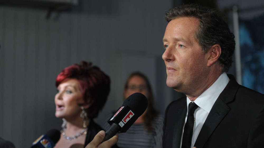 Sharon Osbourne and Piers Morgan 